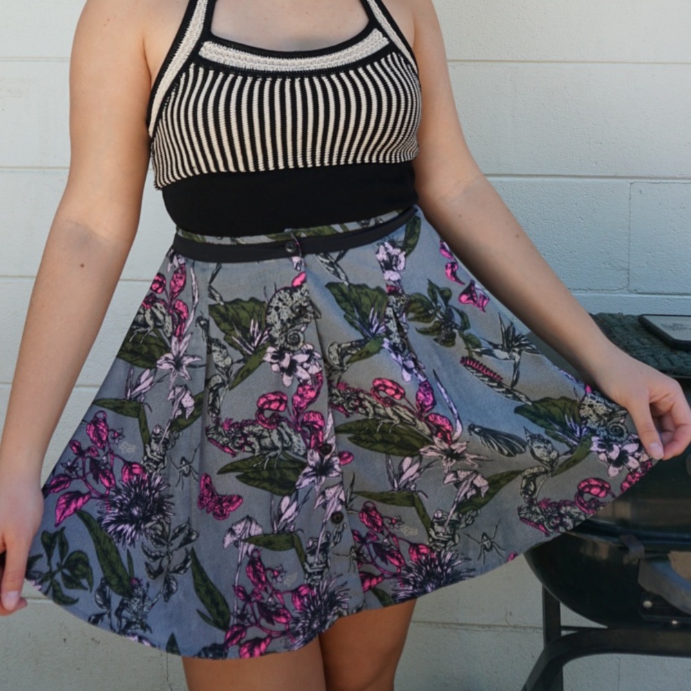 Flowy A Line Skirt Tropical Design | Fox Racing